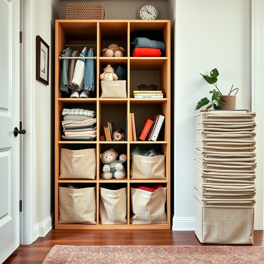 storage cubes in action