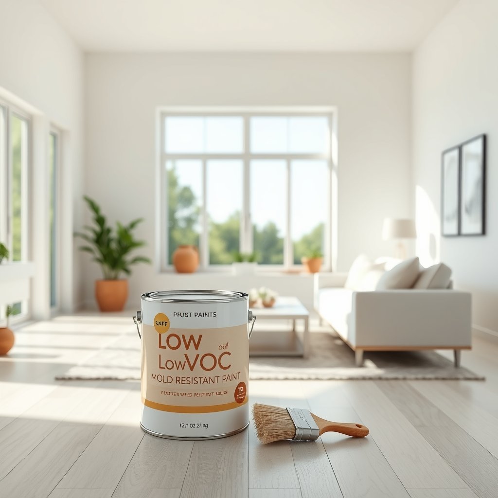 low VOC mold resistant paint - Illustration 1
